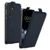 Pouzdro Kwmobile pro Samsung Galaxy A55 5G, tmavě modré, ekokůže/silikon, KWM000021OP002C