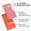 Pouzdro Kwmobile pro Google Pixel 6a, růžové, silikonové, KWM000015FZ059C