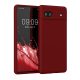 Pouzdro Kwmobile pro Google Pixel 6a, červené, silikonové, KWM000015FZ060C