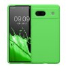 Pouzdro Kwmobile pro Google Pixel 7a, zelené, silikonové, KWM000019YE051C