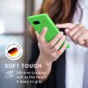 Pouzdro Kwmobile pro Google Pixel 7a, zelené, silikonové, KWM000019YE051C