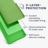 Pouzdro Kwmobile pro Google Pixel 7a, zelené, silikonové, KWM000019YE051C