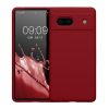 Pouzdro Kwmobile pro Google Pixel 7a, červené, silikonové, KWM000019YE052C