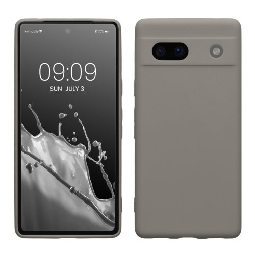 Pouzdro Kwmobile pro Google Pixel 7a, béžové, silikonové, KWM000019YF043C