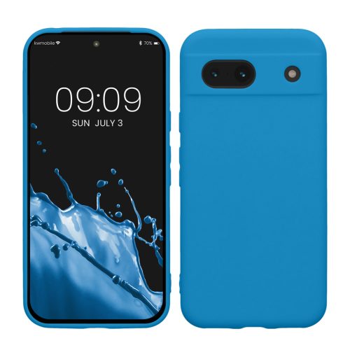 Pouzdro Kwmobile pro Google Pixel 8a, modré, silikonové, KWM000020KU029C