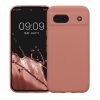 Pouzdro Kwmobile pro Google Pixel 8a, růžové, silikonové, KWM000020KU031C