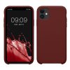 Silikonový kryt Kwmobile pro Apple iPhone 11, tmavě červený, KWM000010EY113C