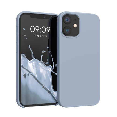 Silikonový kryt Kwmobile pro Apple iPhone 12 Mini, světle modrý, KWM000011JO069C