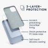 Silikonový kryt Kwmobile pro Apple iPhone 12 Mini, světle modrý, KWM000011JO069C