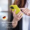 Silikonový kryt Kwmobile pro Apple iPhone 12 Mini, žlutý, KWM000011JO070C