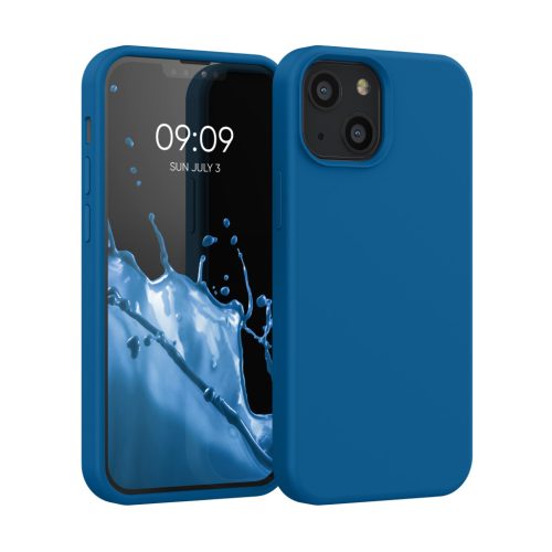 Silikonový kryt Kwmobile pro Apple iPhone 13 Mini, modrý, KWM000013OU061C
