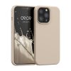 Silikonový kryt Kwmobile pro Apple iPhone 13 Pro, krémový, KWM000013OX053C