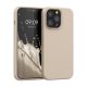 Silikonový kryt Kwmobile pro Apple iPhone 13 Pro, krémový, KWM000013OX053C