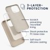 Silikonový kryt Kwmobile pro Apple iPhone 13 Pro, krémový, KWM000013OX053C