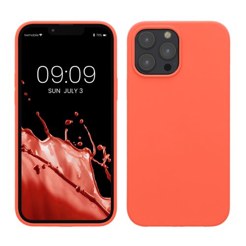 Silikonový kryt Kwmobile pro Apple iPhone 13 Pro Max, růžový, KWM000013OY047C
