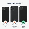 Silikonový kryt Kwmobile pro Apple iPhone 14 Plus, růžový, KWM000016NJ026C