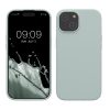 Pouzdro Kwmobile pro Apple iPhone 15, světle zelené, silikonové, KWM000020CA013C