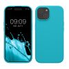 Pouzdro Kwmobile pro Apple iPhone 15, světle modré, silikonové, KWM000020CA016C