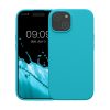 Pouzdro Kwmobile pro Apple iPhone 15, světle modré, silikonové, KWM000020CA016C