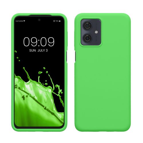 Pouzdro Kwmobile pro Motorola Moto G54, zelené, silikonové, KWM000022NF010C