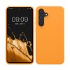 Pouzdro Kwmobile pro Samsung Galaxy S24 FE, oranžové, silikonové, KWM000021WA007C