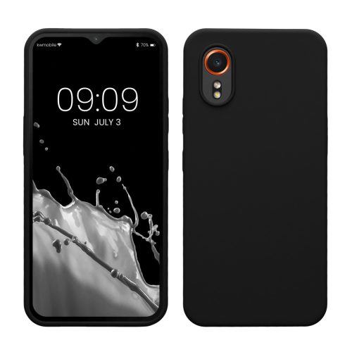 Silikonový kryt Kwmobile pro Samsung Galaxy Xcover 7, černý, KWM000021WB001C