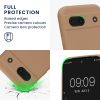 Pouzdro Kwmobile pro Google Pixel 8a, krémové, silikonové, KWM000020KU035C