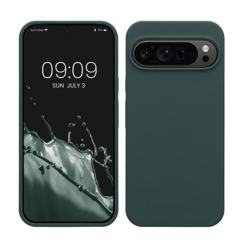 Pouzdro Kwmobile pro Google Pixel 9 Pro XL, zelené, silikonové, KWM000020PV018C