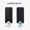 Pouzdro Kwmobile pro OPPO Reno12, černé, silikonové, KWM000020QO001C