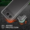 Pouzdro Kwmobile se šňůrkou na krk pro OnePlus Nord 4, průhledné/černé, silikonové, KWM000022VN001C