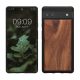 Pouzdro Kwmobile pro Google Pixel 6a, hnědé, dřevo/silikon, KWM000015MB003C