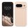Pouzdro Kwmobile pro Google Pixel 9, krémové, silikonové, KWM000020PG015C