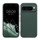 Pouzdro Kwmobile pro Google Pixel 9 Pro, tmavě zelené, silikonové, KWM000020PH013C