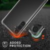 Pouzdro Kwmobile se šňůrkou pro Samsung Galaxy S24 FE, průhledné/černé, silikonové, KWM000021WL001C