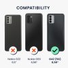 Pouzdro Kwmobile se šňůrkou pro Nokia G42 5G, průhledné/černé, silikonové, KWM000021WN001C