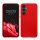 Pouzdro Kwmobile pro Samsung Galaxy S23 FE, červené, silikonové, KWM000021WO006C