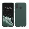 Silikonový kryt Kwmobile pro Samsung Galaxy A40, tmavě zelený, KWM000009ZX035C