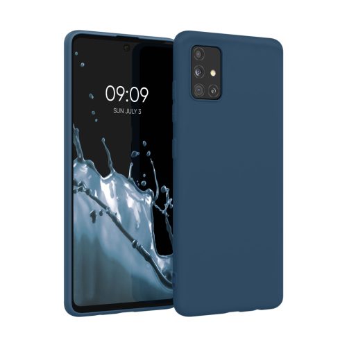 Silikonový kryt Kwmobile pro Samsung Galaxy A51, modrý, KWM000010YZ057C