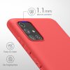 Pouzdro Kwmobile pro Samsung Galaxy A51, růžové, silikonové, KWM000010YZ059C