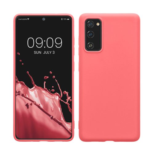 Pouzdro Kwmobile pro Samsung Galaxy S20 FE, růžové, silikonové, KWM0000121L072C