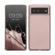 Pouzdro Kwmobile pro Google Pixel 6, krémové, silikonové, KWM000013MC018C