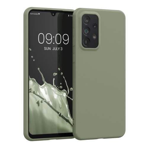 Pouzdro Kwmobile pro Samsung Galaxy A33 5G, světle zelené, silikonové, KWM000015FQ015C