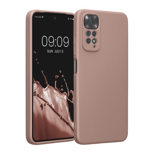 Pouzdro Kwmobile pro Xiaomi Redmi Note 11/Note 11s, krémové, silikonové, KWM0000168S018C