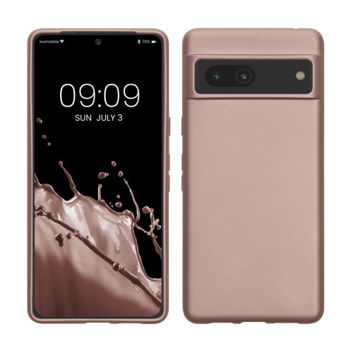 Pouzdro Kwmobile pro Google Pixel 7, krémové, silikonové, KWM000017QR011C