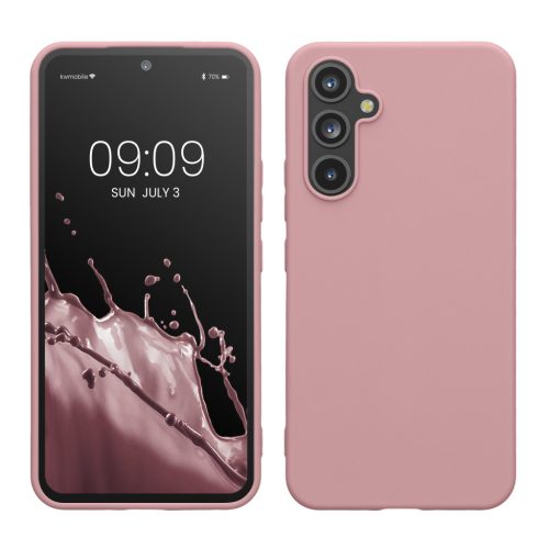 Pouzdro Kwmobile pro Samsung Galaxy A54 5G, světle růžové, silikonové, KWM000018FR045C