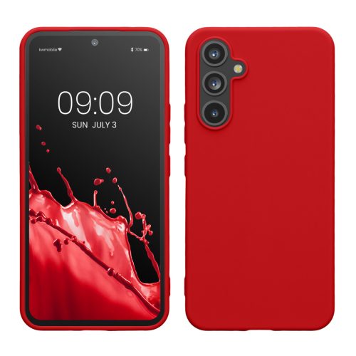 Silikonový kryt Kwmobile pro Samsung Galaxy A54 5G, červený, KWM000018FR048C