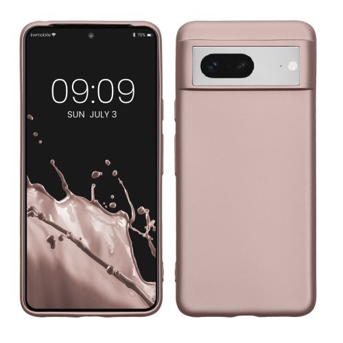 Pouzdro Kwmobile pro Google Pixel 8, krémové, silikonové, KWM0000208J011C