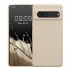 Pouzdro Kwmobile pro Google Pixel 7, krémové, silikonové, KWM0000171I059C