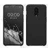 Pouzdro Kwmobile pro OnePlus 6T, černé, silikonové, KWM000009BL036C