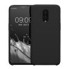 Pouzdro Kwmobile pro OnePlus 6T, černé, silikonové, KWM000009BL036C